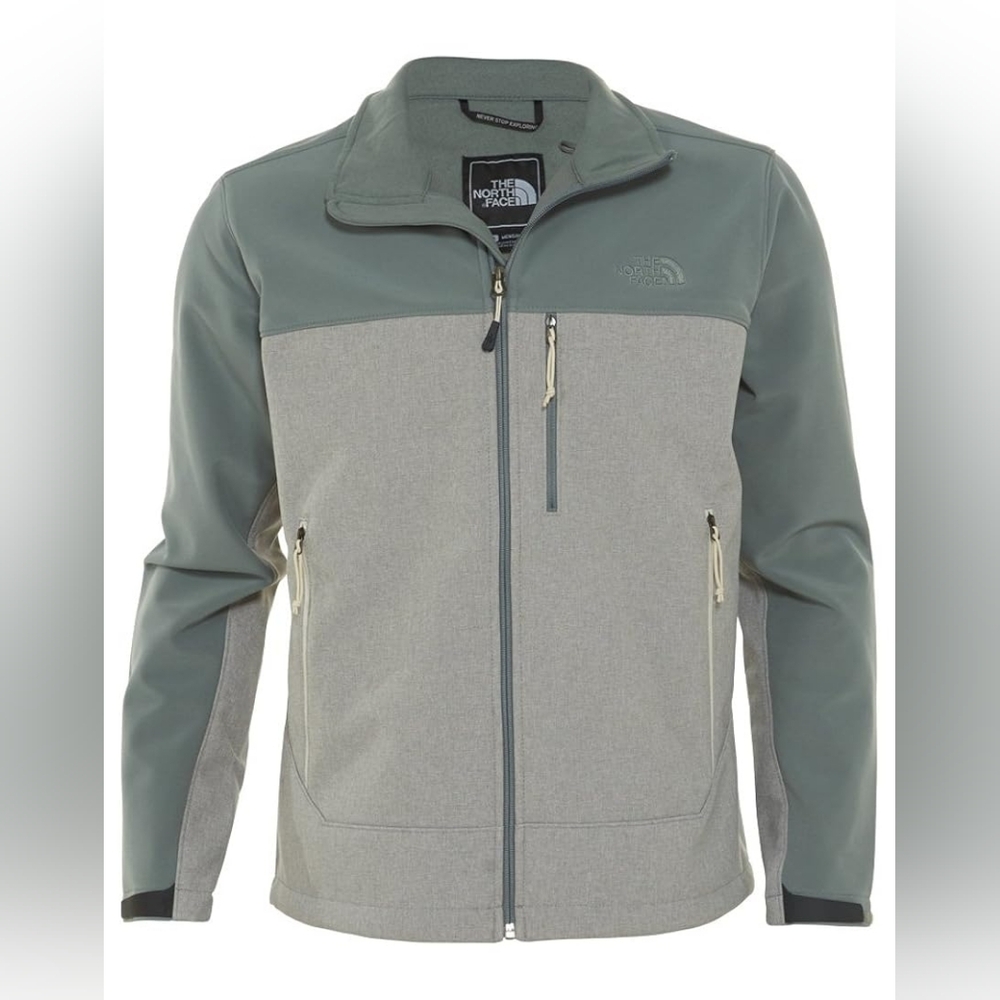 The North Face Apex Bionic Soft Shell Jacket Gray Sz XXL Mens